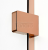 NEW TRENDY Parawan nawannowy Eventa Copper Shine, jednoelementowy, wspornik skośny 80x150 EXK-5696